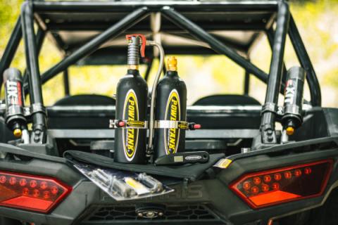 Double Barrel Bracket Power Shot Trigger Kit Large Roll Bar Clamp Power Tank