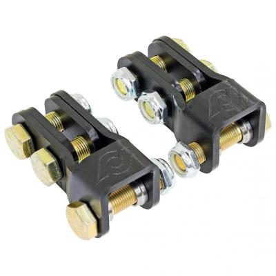 Antirock Double Shear End Link Bracket Kit Extends Arm Length 1.5 Inch Allows up to 1.25 Inch Link Offset Hardware Included Pair RockJock 4x4