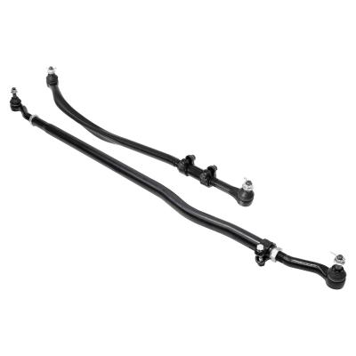 Currectlync Wrangler JK High Steer Kit For Ram Assist. Incl. Knuckles Drag Link Tie Rod Jeep JL/JT Trac Bar Trac Bar Reloc/Ram Mount Tie Rod Clamp RockJock 4x4