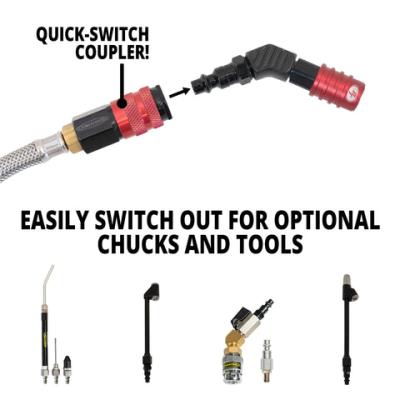 Ventoso RED Long Haul 0150 Liquid Analog Tire Inflator Gauge Power Tank