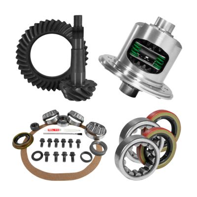 8.25 inch CHY 3.73 Rear Ring and Pinion Install Kit Positraction 1.618 inch ID Axle Bearings USA Standard