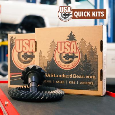 9.5 inch GM 4.11 Rear Ring and Pinion Install Kit Axle Bearings and Seals USA Standard