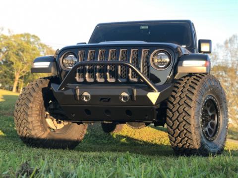 Jeep JL/Gladiator Front Bumper W/Stinger/Skid Plate 18+ Wrangler JL/Gladiator The Hammer Series Motobilt