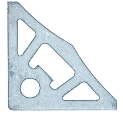 Bottle Opener Gusset 3x3 Inch Steel Motobilt