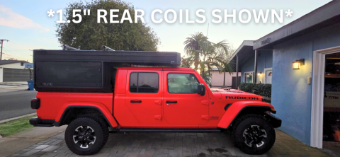 Jeep Gladiator 1.5 Inch Triple Rate Rear Coil Springs 2020+ JT Clayton Off Road