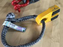 10 Inch Soft Shackle 7/16 Diameter Standard Duty Gray Factor 55