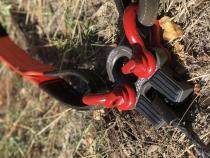 Winch Line Shackle Mount Foldable Flatlink Multimount Gray Factor 55