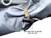 HD Nomadic 2.0 Awning Room Enclosure, Grey Body, Green Trim (4 Walls and Floor) Overland Vehicle Systems