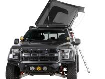 Aluminum Clam Shell Roof Top Tent Sidewinder Side Opening Overland Vehicle Systems