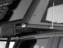 Aluminum Clam Shell Roof Top Tent Sidewinder Side Opening Overland Vehicle Systems