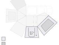 270 Awning Wall 1 Passenger Side Wall with Door &amp;amp; Window Overland Vehicle Systems