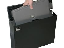 Laptop Security Lock Box Universal Black Tuffy Security Products