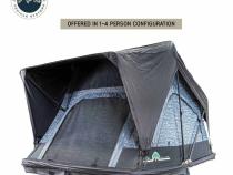 XD Sherpa Solo - Soft Sided Roof Top Tent, 1 Person, Grey Body and Black Rainfly Overland Vehicle Systems