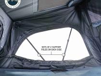 XD Sherpa S4S - Soft Sided Roof Top Tent, 4 Person, Grey Body and Black Rainfly Overland Vehicle Systems