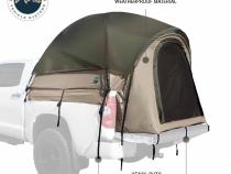 LD TACT - Bed Tent Full Size 5.5-5.8 Foot, Tan Body and Green Rainfly Overland Vehicle Systems