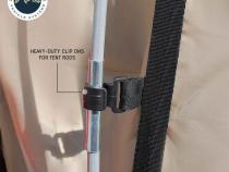 LD TACT - Bed Tent Full Size 5.5-5.8 Foot, Tan Body and Green Rainfly Overland Vehicle Systems