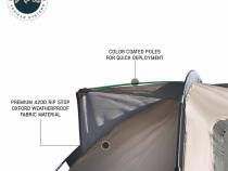 LD TACT - Bed Tent Full Size 5.5-5.8 Foot, Tan Body and Green Rainfly Overland Vehicle Systems