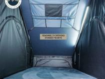 XD Lohtse - Clamshell Aluminum Roof Top Tent, 2 Person, Grey Body and Black Rainfly Overland Vehicle Systems
