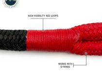 Brute Kinetic Recovery Rope 1 1/2 Inch x 30 Foot With Storage Bag Overland Vehicle Systems