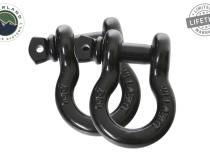 Recovery Shackle 19010201 3/4 4.75 Ton Black Sold In Pairs Overland Vehicle Systems