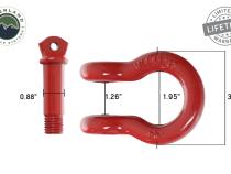 19019904 Recovery Shackle 3/4 Inch 4.75 Ton Red Overland Vehicle Systems