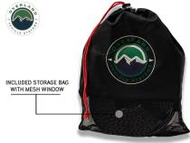 Tow Strap 20000 lbs - 2 x 30' Gray With Black Ends Overland Vehicle Systems