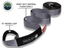 Tow Strap 30 30,000 lb. 3 x 30' Gray Storage Bag Overland Vehicle Systems