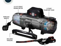 SCAR 10P - 10,000 lb. Winch With Synthetic Rope and Wireless Remote Overland Vehicle Systems