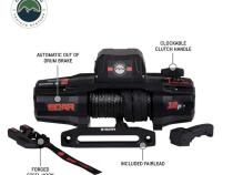 SCAR 12P - 12,000 lb. Winch With Synthetic Rope and Wireless Remote Overland Vehicle Systems