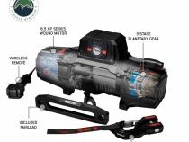 SCAR 12P - 12,000 lb. Winch With Synthetic Rope and Wireless Remote Overland Vehicle Systems