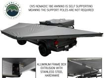 Nomadic Awning 270 Degree - Passenger Side Dark Gray Awning Overland Vehicle Systems