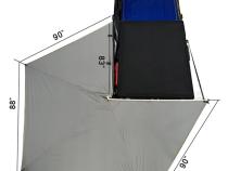 Freestanding 270 LT Degree Awnings With Walls Driver Side Overland Vehicle Systems