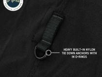 XD Nomadic 270 - Awning Wall 1 W/Black Out, Passenger Side, Black Body, Black Trim W/Storage Bag Overland Vehicle Systems