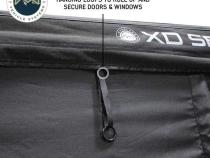 XD Nomadic 270 - Awning Wall 3 W/Black Out, Driver Side, Black Body, Black Trim W/Storage Bag Overland Vehicle Systems