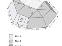 XD Nomadic 270 - Awning Wall 3 W/Black Out, Passenger Side, Black Body, Black Trim W/Storage Bag Overland Vehicle Systems