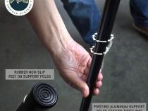 XD Nomadic 270 - Awning, Lights, Black Out, Wall Kit, Passenger Side, Black Body, Black Trim and Black Travel Cover Overland Vehicle Systems