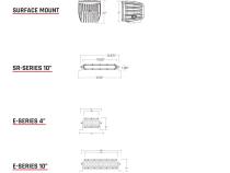 Infrared Spot Surface Mount Pair D-Series Pro RIGID Industries