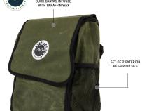 Organize With Overland Vehicle Systems Wax Canvas Overnight Bag Overland Vehicle Systems