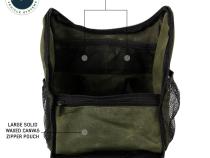 Organize With Overland Vehicle Systems Wax Canvas Overnight Bag Overland Vehicle Systems