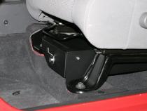 Front Driver Side Underseat Drawer - 07-18 Wrangjer JK 4-Door 2-Door w/o Flip Seat Black Tuffy Security Products