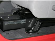 Front Driver Side Underseat Drawer - 07-18 Wrangjer JK 4-Door 2-Door w/o Flip Seat Black Tuffy Security Products