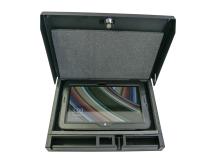 Portable Safe For Tablets Universal Black Includes Security Cable Tuffy Security Products