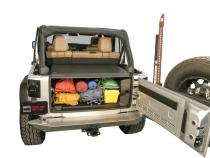 Deluxe Cargo Enclosure - 11-18 Wrangler JK Rear Seats Must Be Removed on 2-Door Models Black Tuffy Security Products