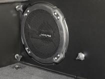 Deluxe Cargo Enclosure - 18-23 Wrangler JL {21-23 Exc. 4XE} 4-Door w/ OEM Subwoofer Black Tuffy Security Products