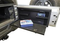 Tailgate Lockbox - 07-18 Wrangker JK Standard Panel Black Tuffy Security Products