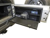 Tailgate Lockbox - 07-18 Wrangker JK Standard Panel Black Tuffy Security Products