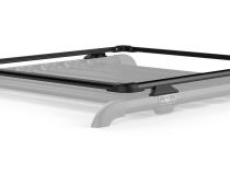 07-18 Wrangler JK 4 Door Nebo Roof Rack Raised Rail Kit Black TeraFlex