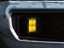 SAE J583 Compliant Selective Yellow Fog Light Pair D-Series Pro Street Legal Surface Mount Rigid Industries