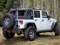 The Ascent Soft Tops For Jeep 2007-2018 Wrangler JK 4 Door Black Diamond Bestop