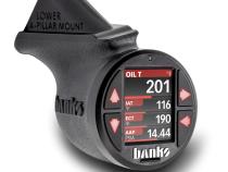 Lower iDash Stealth Pod Mount for 18-23 Jeep JL and 20-23 Gladiator Banks Power